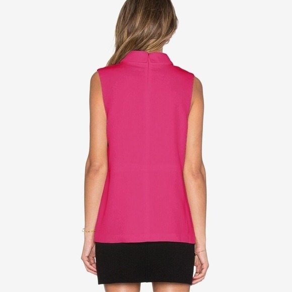 Finders Keepers Divine Eternal Top Size XS Pink Sleeveless Vibrant‎ Blouse - Picture 6 of 13